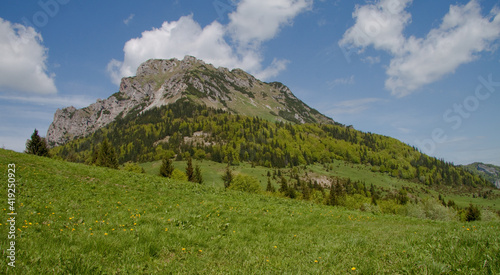 mountain landscape with sky / Velky Rozsutec, Slovakia