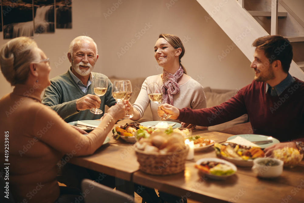 A toast to many more family gatherings! A toast to many more family gatherings!