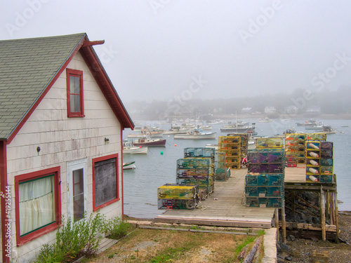 USA, Maine. Bernard fishing village, Mount Desert Island, Maine, USA.