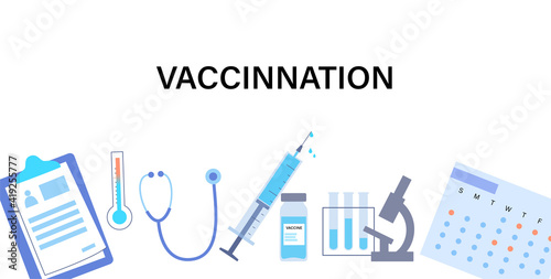Global vaccination concept