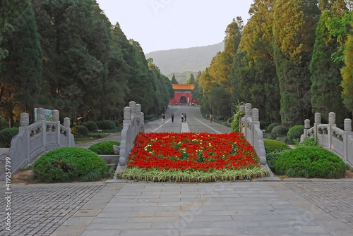 China, Nanjing the way to the  Ming Xiao Ling Mausoleum.