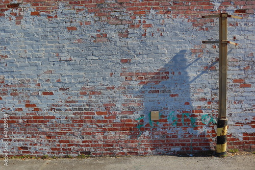 graffiti on a brick wall