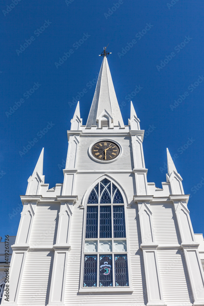 USA, Maine, Machias. Centre Street Congregational Church