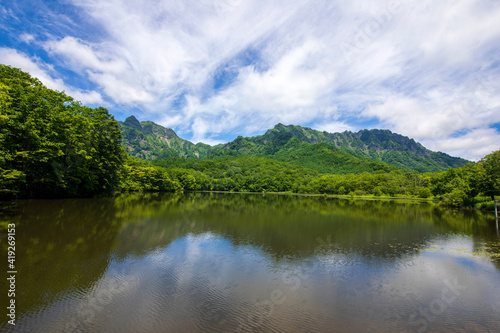 lake in the mountains