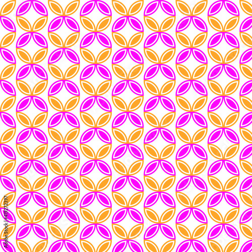  Abstract Geometric seamless pattern in Scandinavian style. Mid century design. Vector wallpaper. Stock illustration.