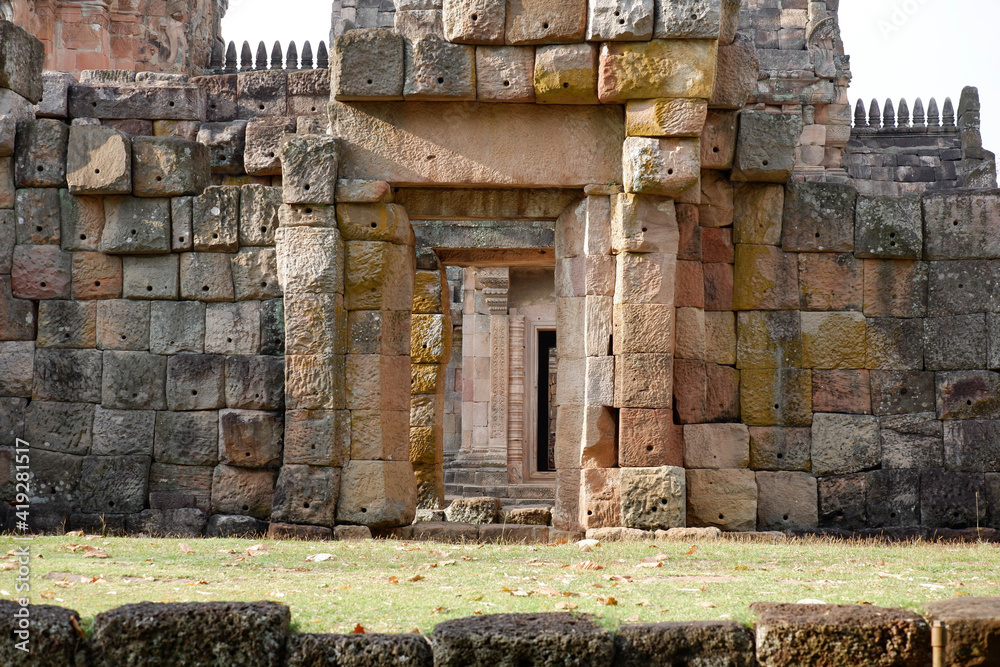 Phanom Rung is the name of an ancient sandstone castle in Buriram Province in Thailand.