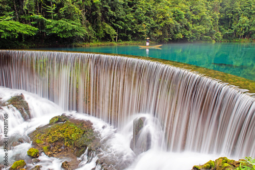 Fototapeta Naklejka Na Ścianę i Meble -  waterfall in river 