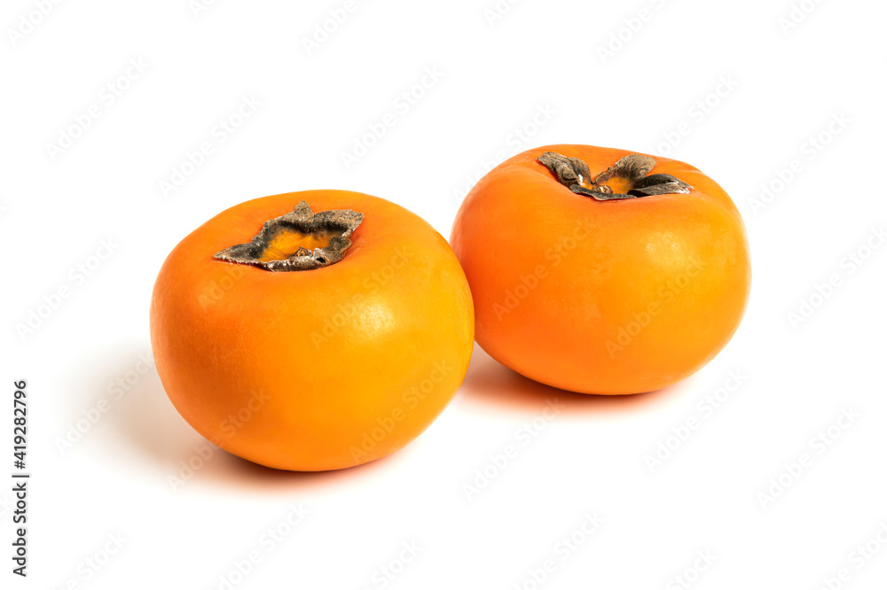Persimmon fruits
isolated on white background Persimmon fruits
isolated on white background
