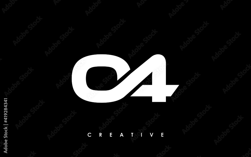 04 Letter Initial Logo Design Template Vector Illustration 04 Letter Initial Logo Design Template Vector Illustration