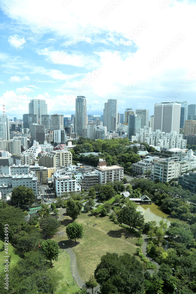 Obraz premium 東京 赤坂 ビル群