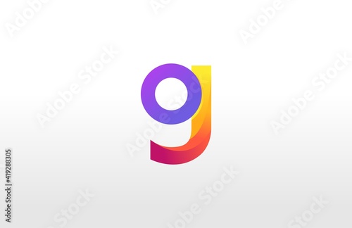 Free Download Modern Gradient Logo Letter B Lowercase Vector - GFXLoad