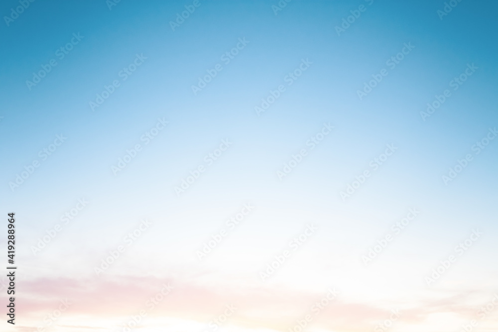 Obraz premium 夕方の空