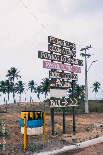Plates in City or Beach