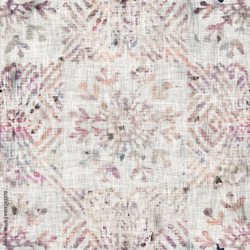 Seamless purple and cream textured mixed media pattern print. High quality illustration. Artistic digital faux collage or paint design for print for surface design in any application. Seamless purple and cream textured mixed media pattern print. High quality illustration. Artistic digital faux collage or paint design for print for surface design in any application.
