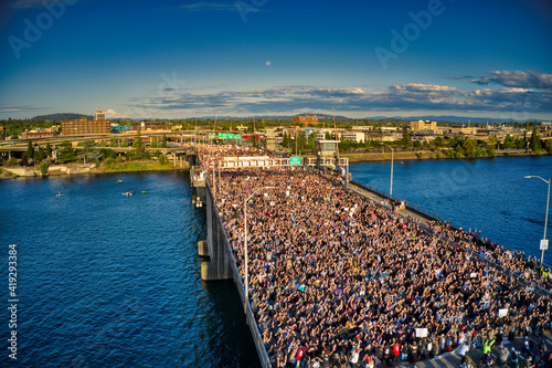 Black Lives Matter March in Portland Oregon