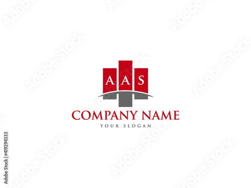 Letter AAS Logo Icon Design For Kind Of Use photo