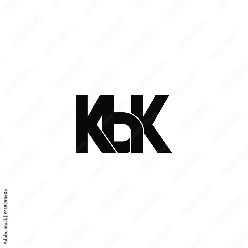 kbk letter original monogram logo design kbk letter original monogram logo design