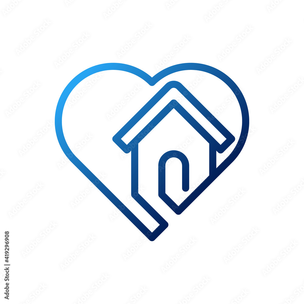 Home with heart shape Logo Icon Vector design illustration. Home with Love logo icon design concept vector template. Trendy House with heart shape icon design for website, symbol, logo, sign, app, UI Home with heart shape Logo Icon Vector design illustration. Home with Love logo icon design concept vector template. Trendy House with heart shape icon design for website, symbol, logo, sign, app, UI