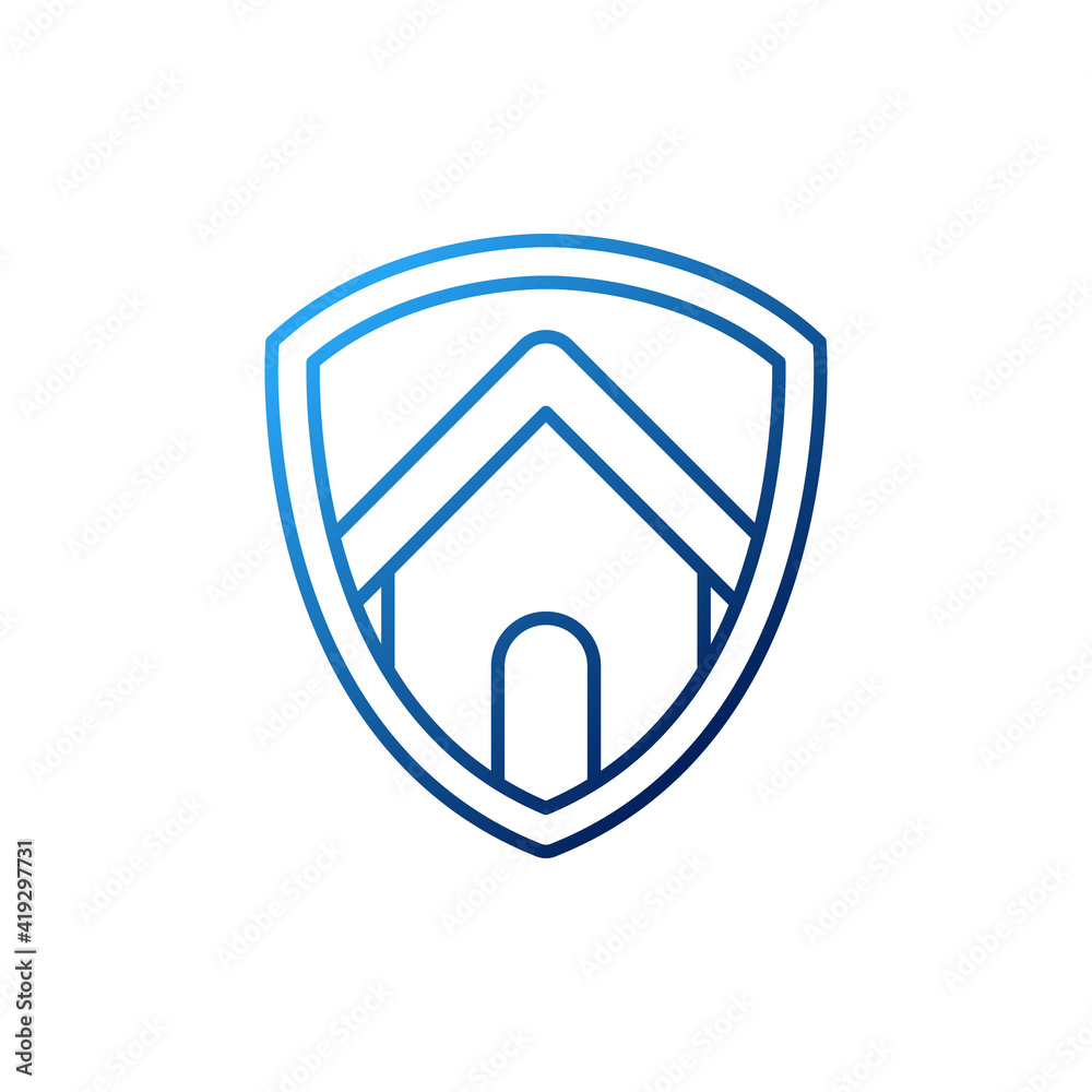 Home Security Logo Icon vector design illustration. Home Security with Shield Logo icon design concept for House and Real Estate. Smart House Secure design for website, symbol, logo, icon, app, UI. Home Security Logo Icon vector design illustration. Home Security with Shield Logo icon design concept for House and Real Estate. Smart House Secure design for website, symbol, logo, icon, app, UI.