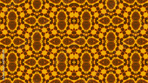 Colored African fabric - Seamless pattern