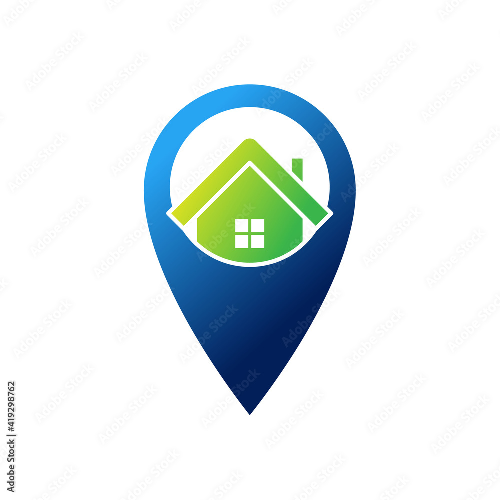 Home Logo icon vector design illustration. House with Location design concept for Home, Real Estate, Building, Apartment, construction and architecture business. Modern Home Location design concept. Home Logo icon vector design illustration. House with Location design concept for Home, Real Estate, Building, Apartment, construction and architecture business. Modern Home Location design concept.
