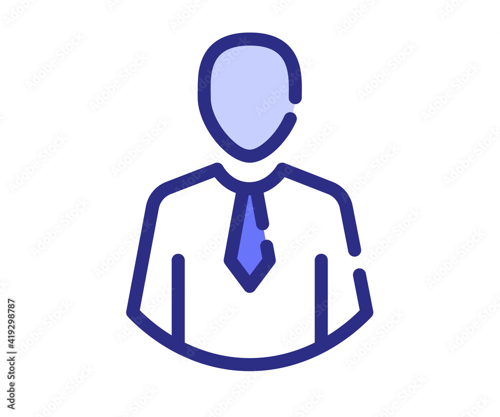 man user profile single isolated icon with dash or dashed line style man user profile single isolated icon with dash or dashed line style