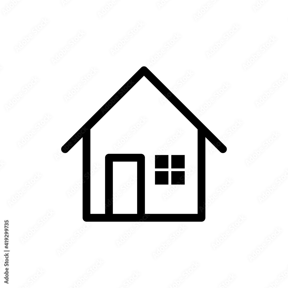 Home Icon Logo Vector design illustration. Simple House logo icon vector in flat design illustration template. Trendy Home vector icon flat design for website, symbol, logo, icon, sign, app, UI. Home Icon Logo Vector design illustration. Simple House logo icon vector in flat design illustration template. Trendy Home vector icon flat design for website, symbol, logo, icon, sign, app, UI.
