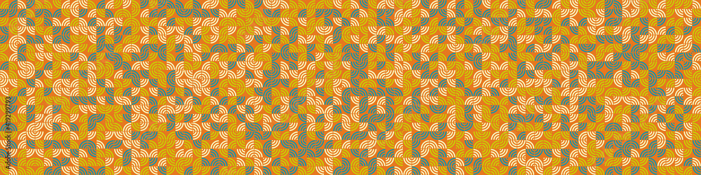 Fototapeta premium Abstract Geometric Pattern generative computational art illustration