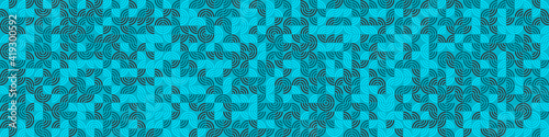 Abstract Geometric Pattern generative computational art illustration