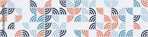 Abstract Geometric Pattern generative computational art illustration