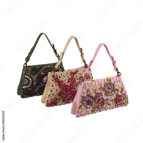 Fashionable and stylish walking handbag for woman.