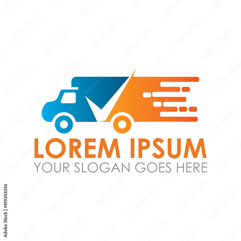 check delivery vector , delivery logo