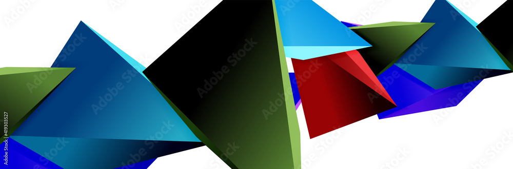 Triangle mosaic abstract background, 3d triangular low poly shapes. Geometric vector illustration for covers, banners, flyers and posters and other Triangle mosaic abstract background, 3d triangular low poly shapes. Geometric vector illustration for covers, banners, flyers and posters and other