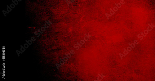 red background