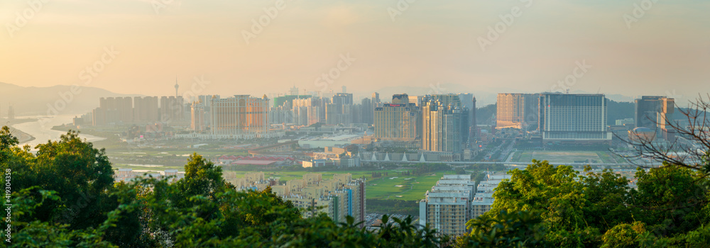 Macau Cityscape from Coloane Park lookout
