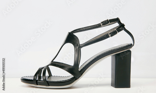 Fashion summer shoes for women studio shoot