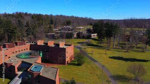 Aerial View of the Science Center at Choate Rosemary Hall Prep School photo