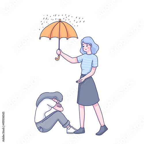 World Suicide Prevention Day concept design of vector.