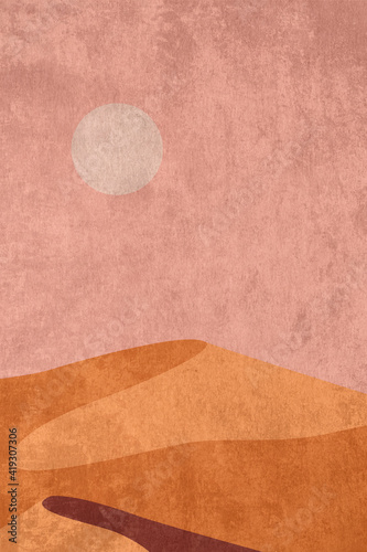 Grunge desert dunes