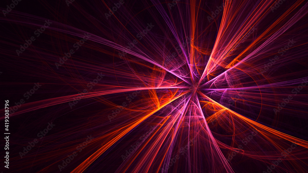 3D rendering abstract round light background 3D rendering abstract round light background
