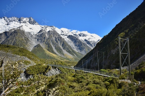 New Zealand, Mount Cook National Park is a rugged land of ice and rock. This place is home to 8 of the 12 largest glaciers in NZ and 19 peaks over 3,000 metres including Mount Cook (3,724 m a.s.l.).