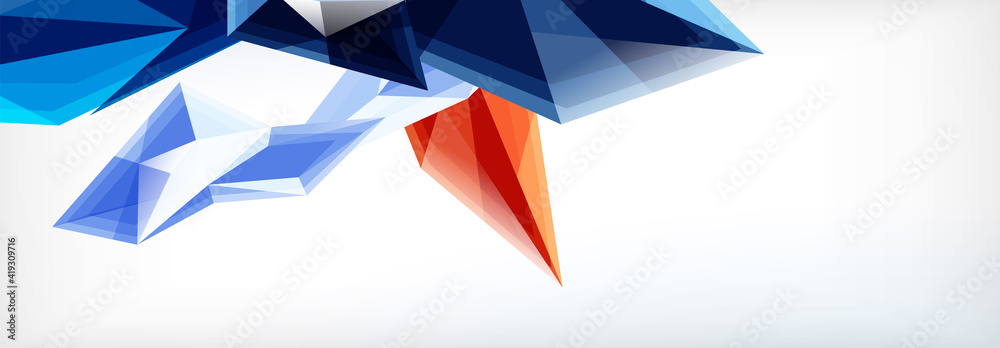 Vector 3d triangles and pyramids abstract background for business or technology presentations, internet posters or web brochure covers Vector 3d triangles and pyramids abstract background for business or technology presentations, internet posters or web brochure covers