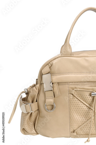 Fashionable and stylish detail handbag for woman.