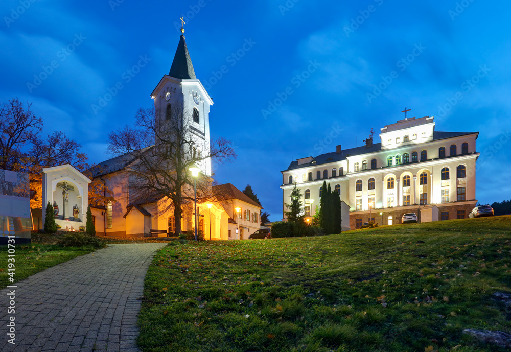 Nitra Calvary - Parish church of the assumption,Slovak republic