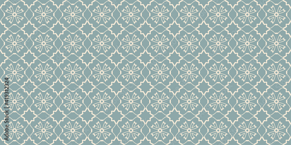 Seamless pattern in vintage style. Wallpaper texture for your design. Vector image 