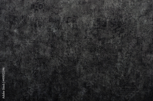 Velvet smooth black fabric, texture, fabric background