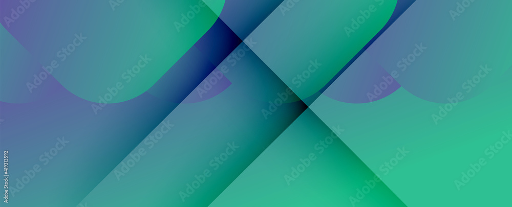Obraz premium Square shapes composition geometric abstract background. 3D shadow effects and fluid gradients. Modern overlapping forms