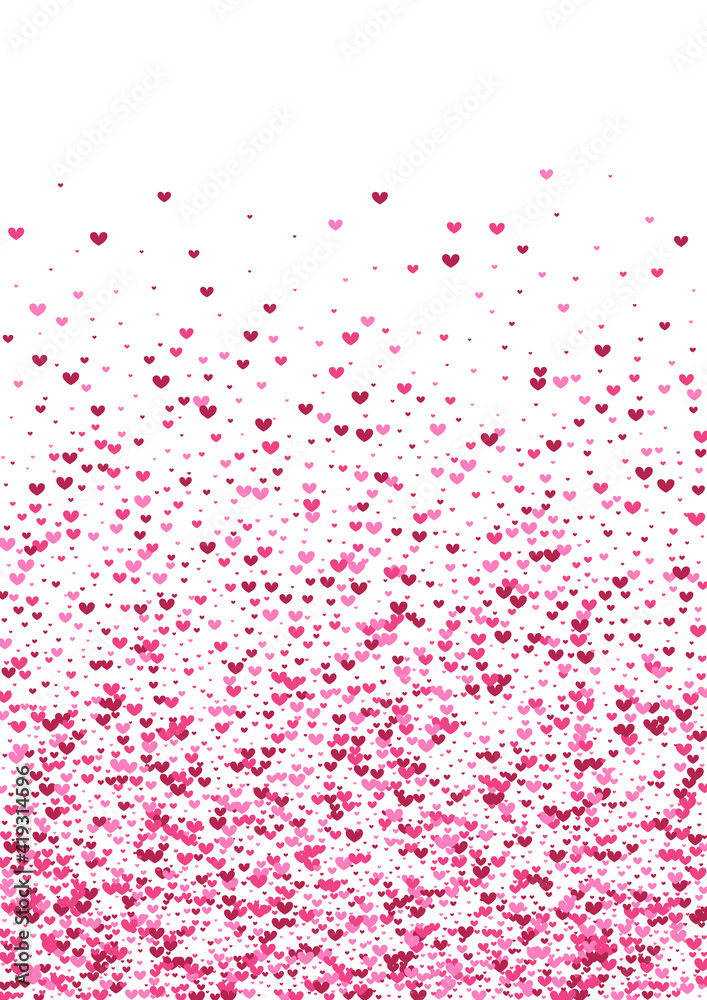 Pink Small Confetti Background. Purple Date Frame. Red Heart Valentin. Rose Many Illustration. Girl Texture. Pink Small Confetti Background. Purple Date Frame. Red Heart Valentin. Rose Many Illustration. Girl Texture.
