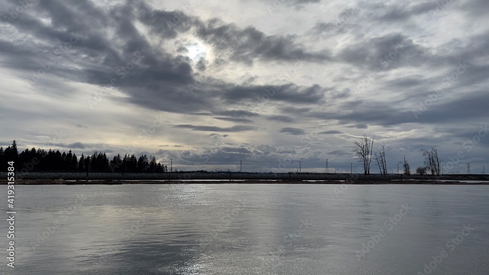 clouds over the river clouds over the river