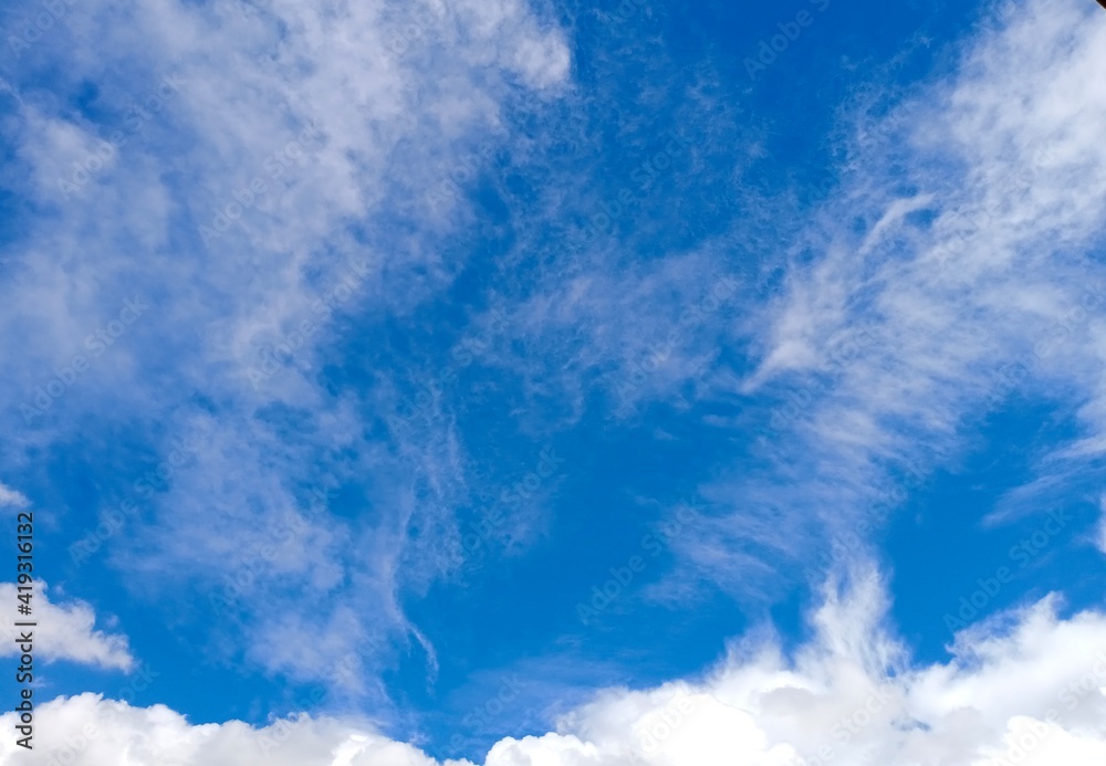 Obraz premium blue sky with clouds